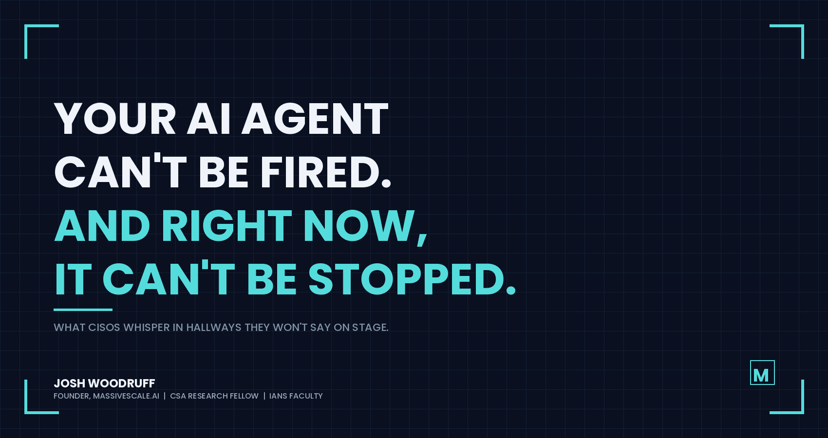 AI Agent Can't Be Fired - Coveragentic AI risk