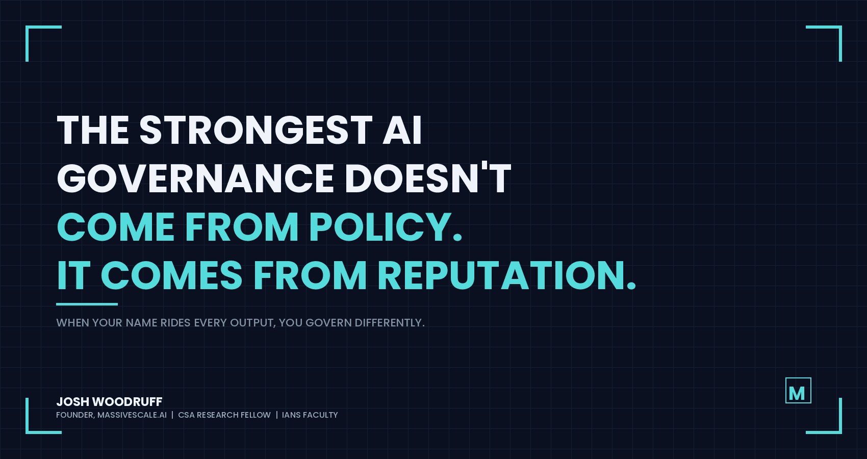 Strongest AI Governance Reputation - Cover