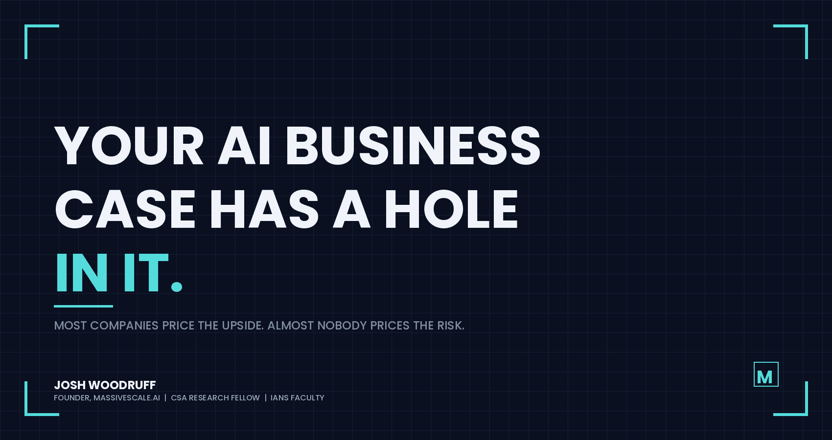 AI Business Case Has a Hole - Cover